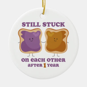 Ornamento De Cerâmica Aniversário de PBJ ø