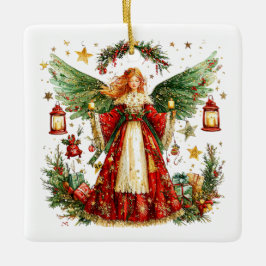 Ornamento De Cerâmica Anjo