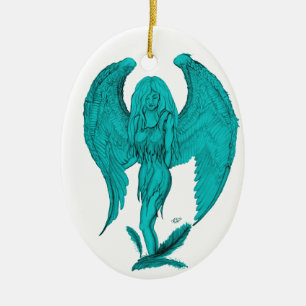 Ornamento De Cerâmica Anjo