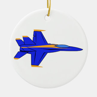 Ornamento De Cerâmica Anjo Azul