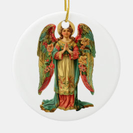 Ornamento De Cerâmica Anjo de Natal