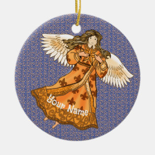 Ornamento De Cerâmica Anjo real