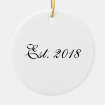 Ano de Início do Design de Casal Personalizado