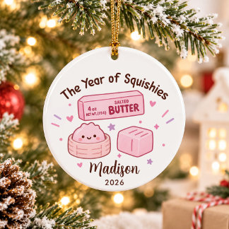 Ornamento De Cerâmica Ano do Natal das Crianças Squishies