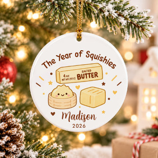 Ornamento De Cerâmica Ano do Natal das Crianças Squishies