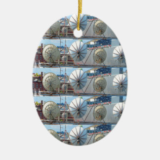 Ornamento De Cerâmica antena de prato impressa lado de Boston de 2