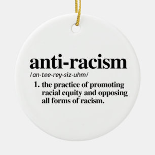 Ornamento De Cerâmica Anti-Racismo