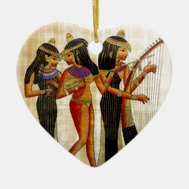 Ornamento De Cerâmica Antigo Egito 7 (Frente)