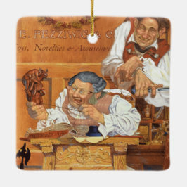 Ornamento De Cerâmica Antigo Fezziwig