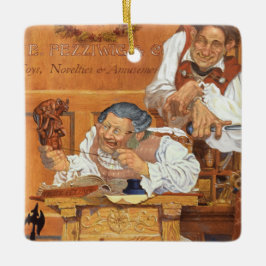 Ornamento De Cerâmica Antigo Fezziwig