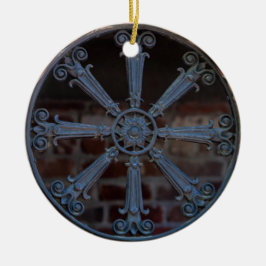 Ornamento De Cerâmica Antiguidade Guarda de Ferro em Forra Meridional