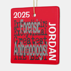 Ornamento De Cerâmica Antropólogo forense PERSONALIZADO Extraordinário