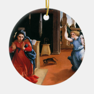 Ornamento De Cerâmica ANUNCIAÇÃO DE RECANATI por LORENZO LOTTO