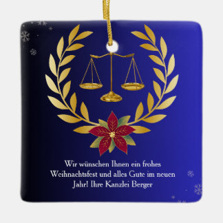 Ornamento De Cerâmica Anwalt Geschäfts-Weihnachtsornament Rechtsanwälte