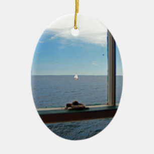 Ornamento De Cerâmica Ao mar, ao mar