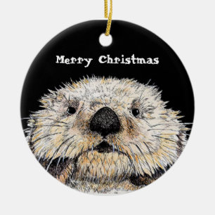 Ornamento De Cerâmica Apenas a bonito! Feliz Natal