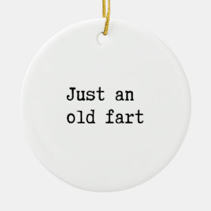 Ornamento De Cerâmica Apenas Um Antigo Fart