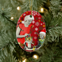 Ornamento De Cerâmica Aperte seu Xmas