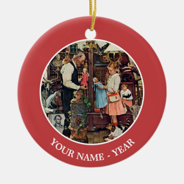 Ornamento De Cerâmica April Fool, 1948 (Frente)