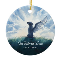 Aquarela Anjo Cachorro Condolências Sincronia