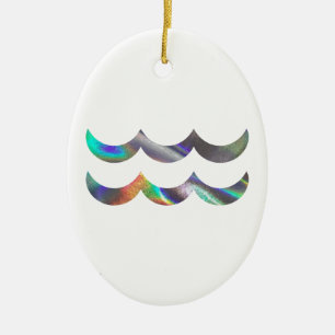 Ornamento De Cerâmica Aquário holograma