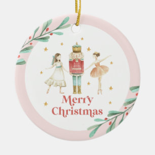 Ornamento De Cerâmica Aquebrador de Nozes Ballet de Inverno Natal