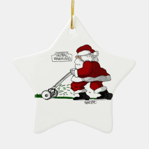 Ornamento De Cerâmica Aquecimento global