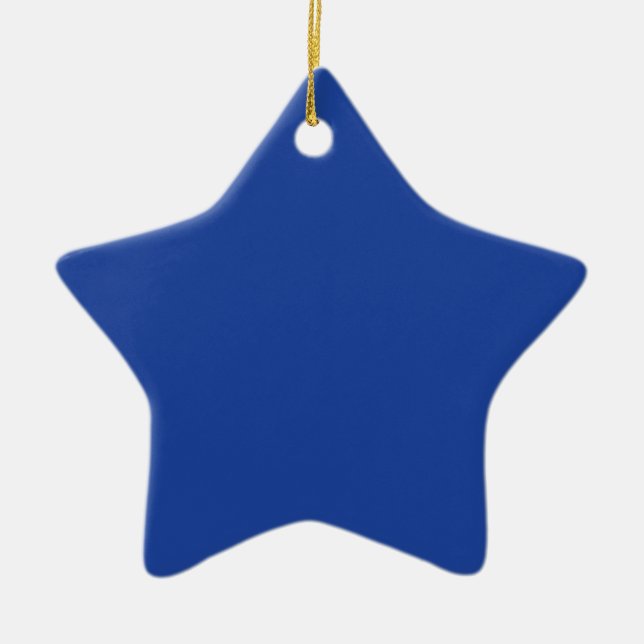 Ornamento De Cerâmica Arara-azul (Frente)