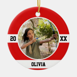 Ornamento De Cerâmica Archery Ornament Bow And Arrow Sport School Archer