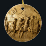 Ornamento De Cerâmica Arco de Titus<br><div class="desc">O arco de Titus é um arco honorífico do século I A.D., situado no através dos sacros, Roma, apenas ao ao sudeste do fórum romano. Foi construído em C.A.D. 82 pelo imperador Domitian shortly after a morte de seu irmão mais idoso Titus para comemorar as vitórias de Titus, incluindo o...</div>