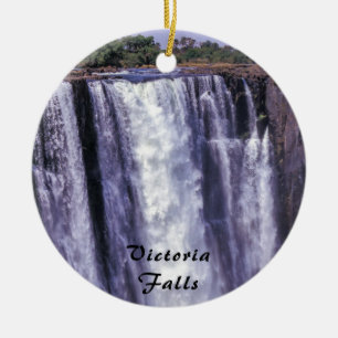 Ornamento De Cerâmica Arco-íris sobre Victoria Falls - Zimbábue, Áfri