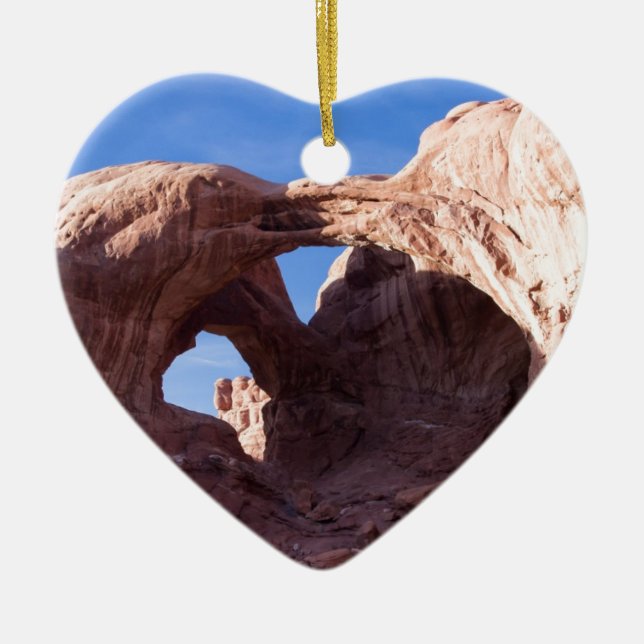 Ornamento De Cerâmica Arcos dobro (Frente)