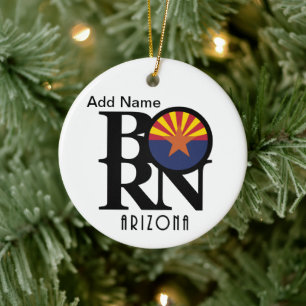 Ornamento De Cerâmica Arizona de NASCERES personalizável