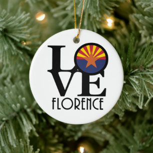 Ornamento De Cerâmica ARIZONA LOVE Florenece