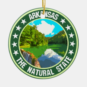 Ornamento De Cerâmica Arkansas