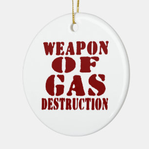 Ornamento De Cerâmica Arma De Destruição De Gás