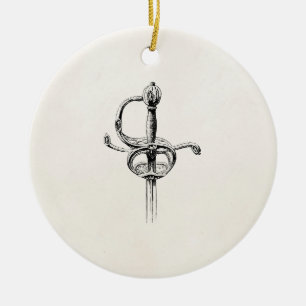 Ornamento De Cerâmica Arma medieval das espadas da armadura da