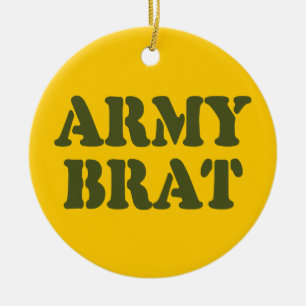 ORNAMENTO DE CERÂMICA ARMY BRAT