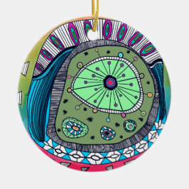 Ornamento De Cerâmica Arnaço de Natal de Natal
