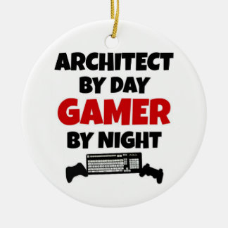 Ornamento De Cerâmica Arquiteto por Jogador do Dia pela Noite