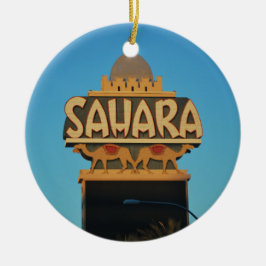 Ornamento De Cerâmica Arquitetura Landmark do Sahara de Las Vegas
