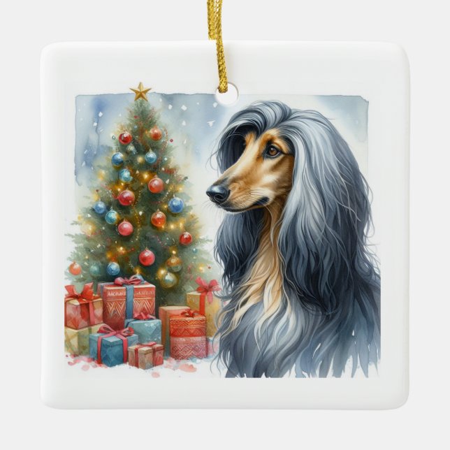 Ornamento De Cerâmica Arramento da Casa Afegã (Frente)