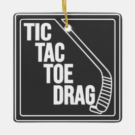 Ornamento De Cerâmica Arrasto de Toe de Hóquei