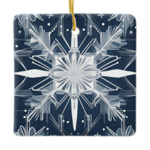 Art Deco Snowflake Ornament