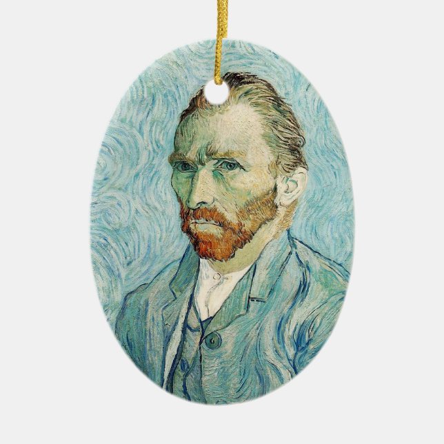 Ornamento De Cerâmica ART - Van Gogh - SRF (Frente)