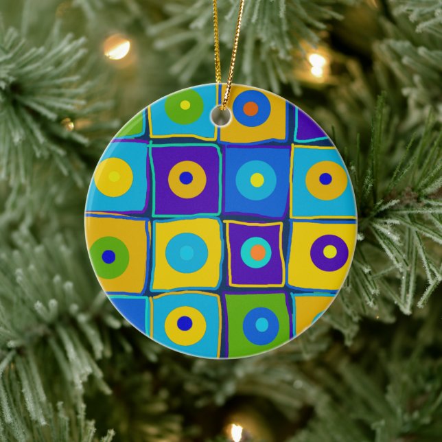 Ornamento De Cerâmica Arte (Árvore)