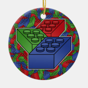 Ornamento De Cerâmica Arte - blocos da construção para miúdos