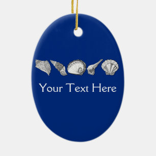 Ornamento De Cerâmica Arte de Coleção de Seashell Original