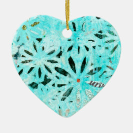 Ornamento De Cerâmica Arte de margarida mista