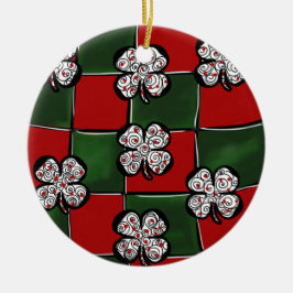 Ornamento De Cerâmica Arte de São Patrício Design